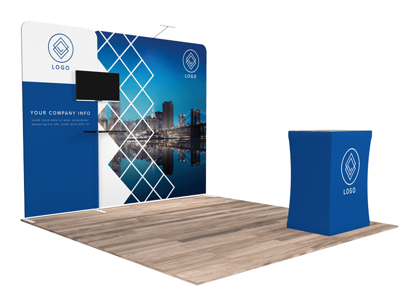 10x10 tradeshow booth 1111