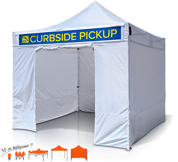 Curbside Pickup Custom Tent