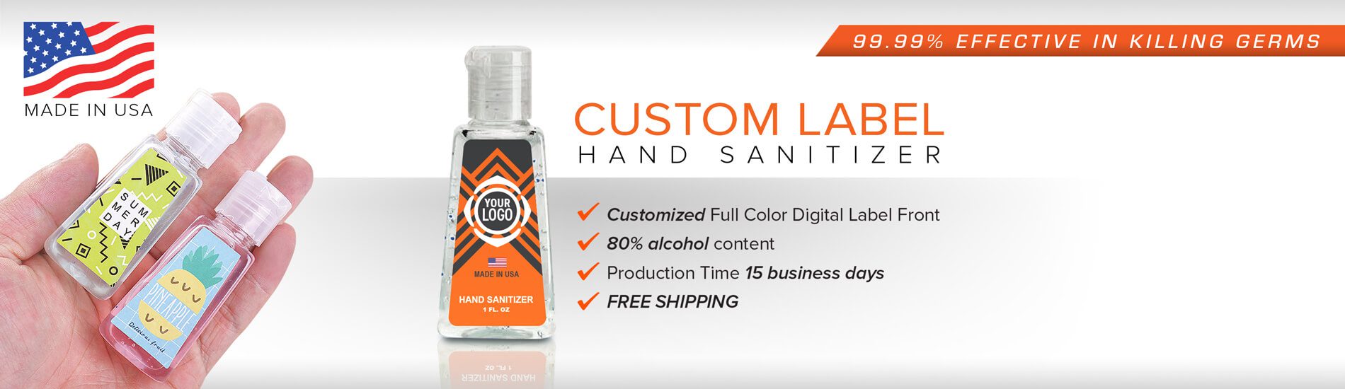 Custom Branded Hand Sanitizer