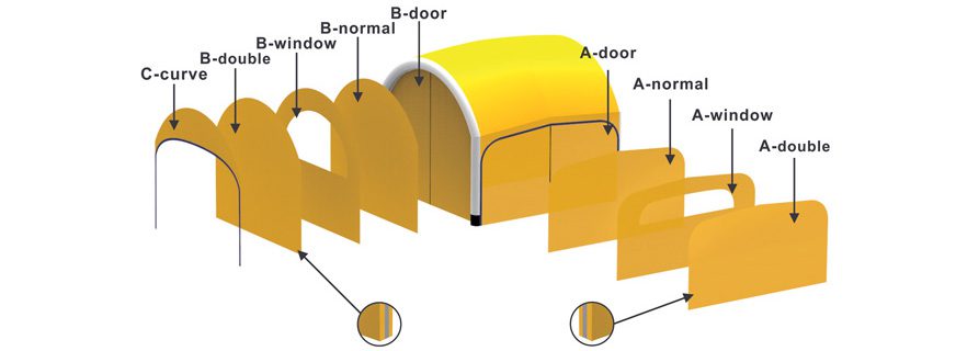 Medical Air Tunnel Wall Options