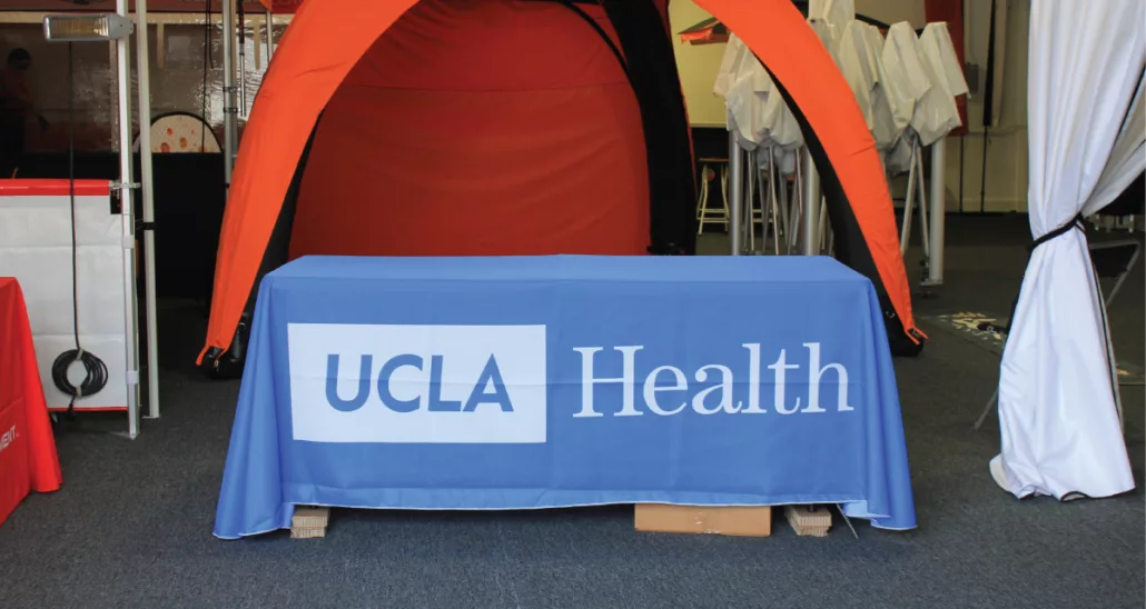 UCLA Health custom display