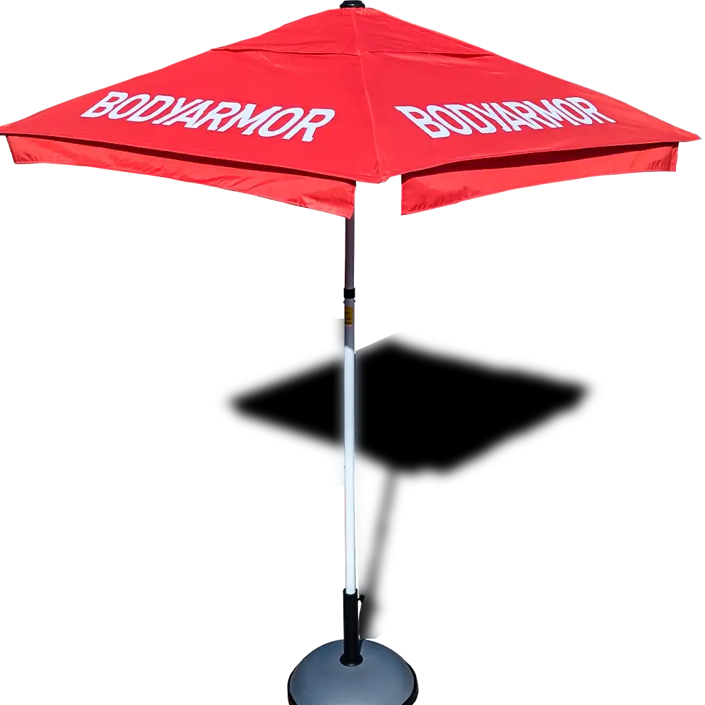 custom printed market umbrella